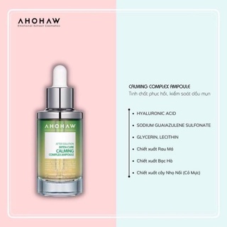 Tinh chất phục hồi, kiểm soát dầu mụn inten-cure calming complex ampoule