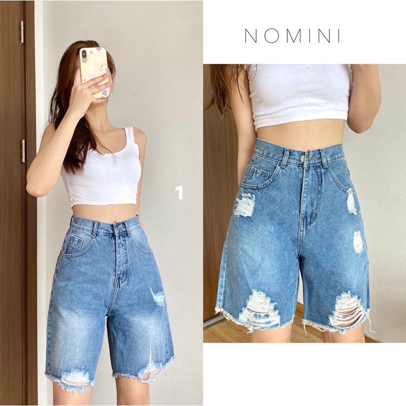Quần Jean Nữ Lửng Cao Cấp TAMI Nhiều Kiểu Dáng Lưng Cao Thoải Mái Lên Form Chuẩn