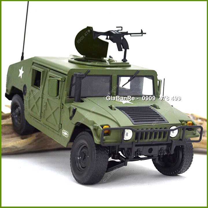 Xe Mô Hình Sắt Xe Quân Sự Hummer Tỉ Lệ 1:18 - 9999