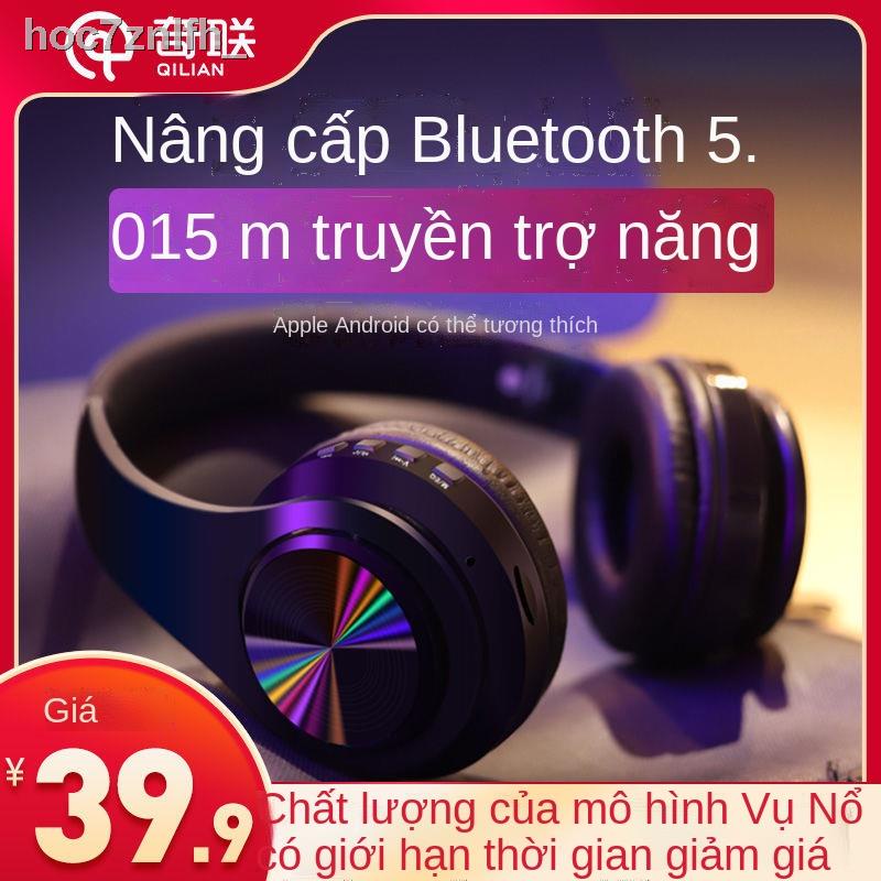 Tai nghe bluetooth không dây Qilian B3 đội đầu chơi game không độ trễ loa siêu trầm nghe nh