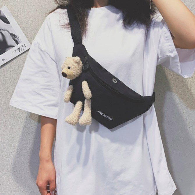 Túi đeo chéo ulzzang Gấu