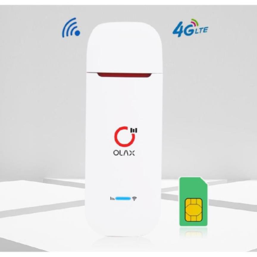 Usb phát wifi từ sim 4G ZTE Olax U90 U80 elite tốc độ 150Mbps đa mạng