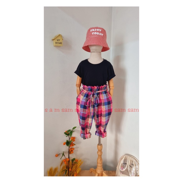 Quần Baggy Phong Cách Hàn Quoóc cho bé