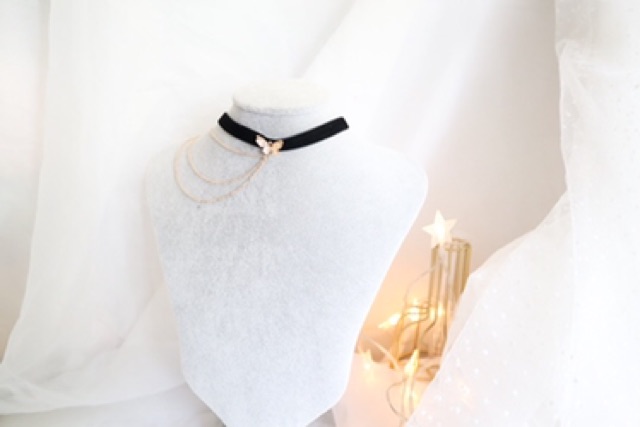 Choker con bướm - Vòng cổ xinh - Maben