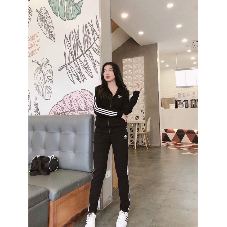 Bộ Thể Thao adidas.s Thu Đông Nam - Nữ Vải POLY Cao Cấp Không Xù - Không Nhăn