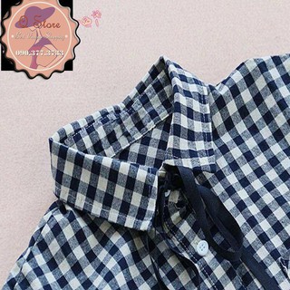 ĐẦM SƠ MI CARO TÀ BÈO