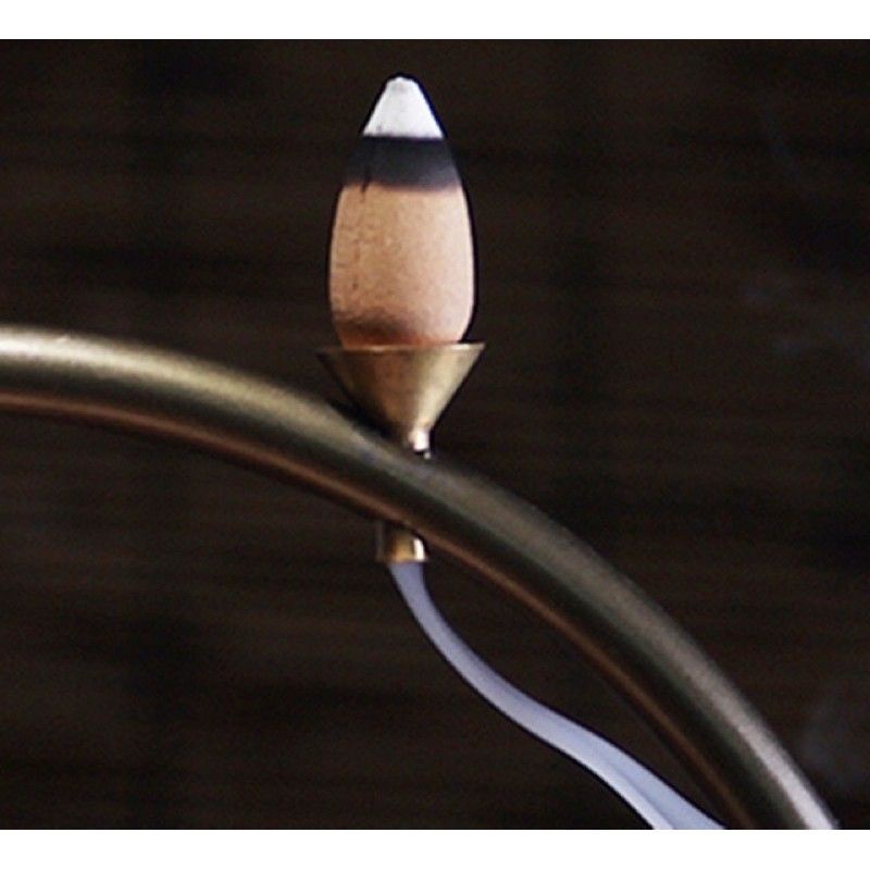 Phiễu đặt nụ xông trầm- tạo khói trầm thác chảy.