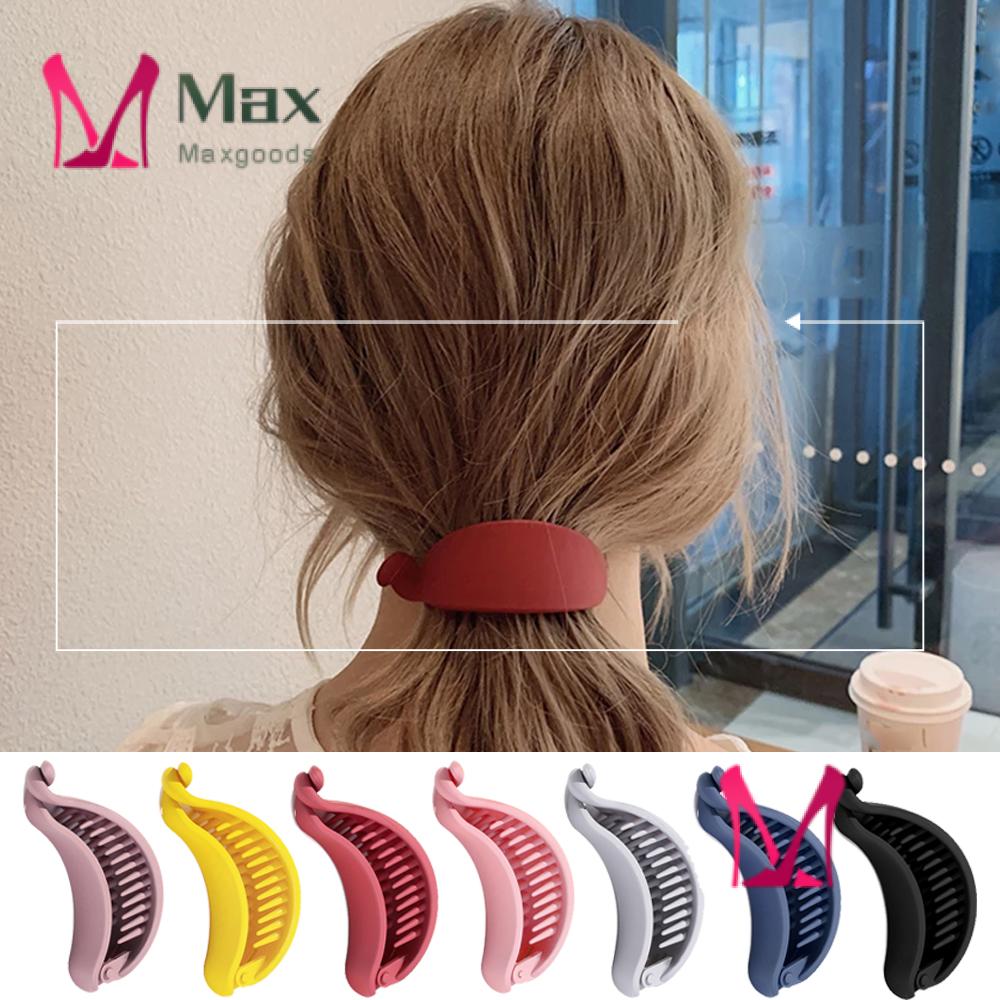 Kẹp tóc hình quả chuối màu sắc ngọt ngào đáng yêu thời trang giản dị cho nữ