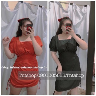 ĐẦM RÚT DÂY HAI KIỂU [ TNT Shop Bigsize 60kg - 90kg ] Ảnh thật 100%