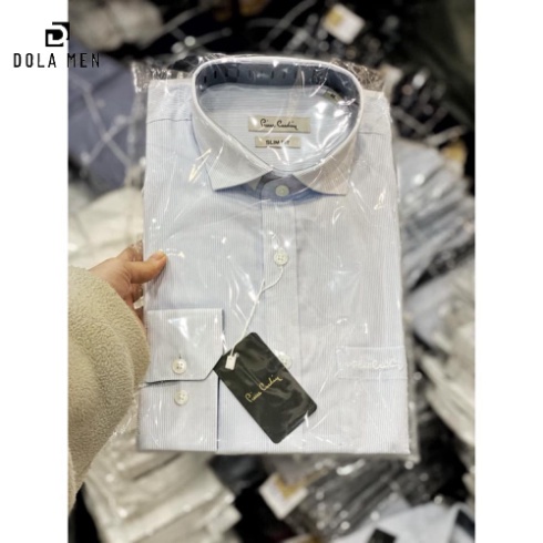 Áo sơ mi Nam Tay Dài Pierre Cardin An Phước Có Túi công sở - 6 màu