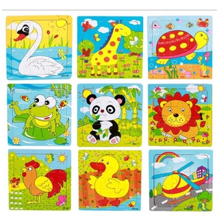 Ghép hình 9 mảnh/ 16 mảnh kích thước 15x15cm