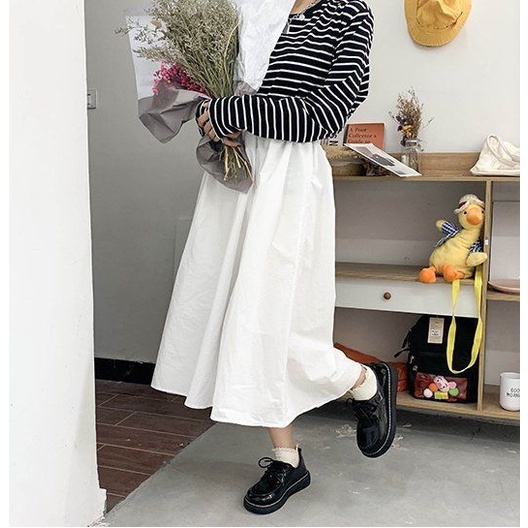 Giày oxford ulzzang đế bằng buộc dây trẻ trung năng động - Mã GN49