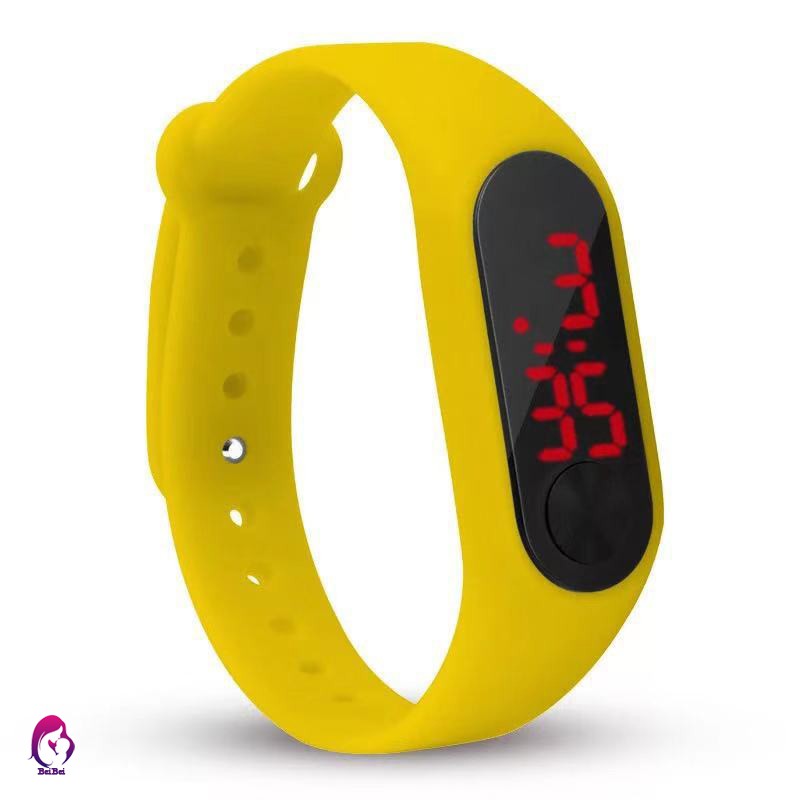 Đồng Hồ Thể Thao Điện Tử Đèn Led Dây Silicone Cho Nam Và Nữ