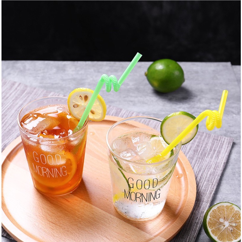 Cốc Goodmoning thủy tinh chịu nhiệt xuất Nhật 400ml