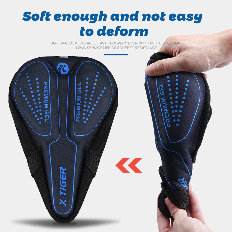 X-TIGER Bọc ghế xe đạp Gel dày Đệm yên xe đạp leo núi