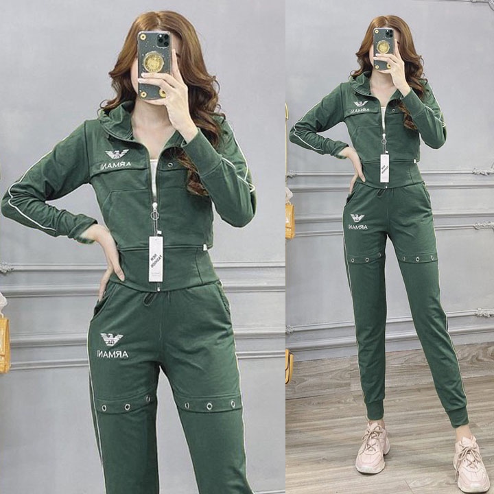 Bộ Đồ Thể Thao Hotgirl TT359 - Da cá cotton - Siêu Dày Đẹp - Hàng Thiết Kế