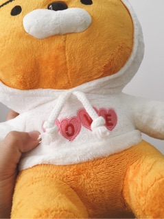 Gấu Bông Ryan mặt đồ trắng