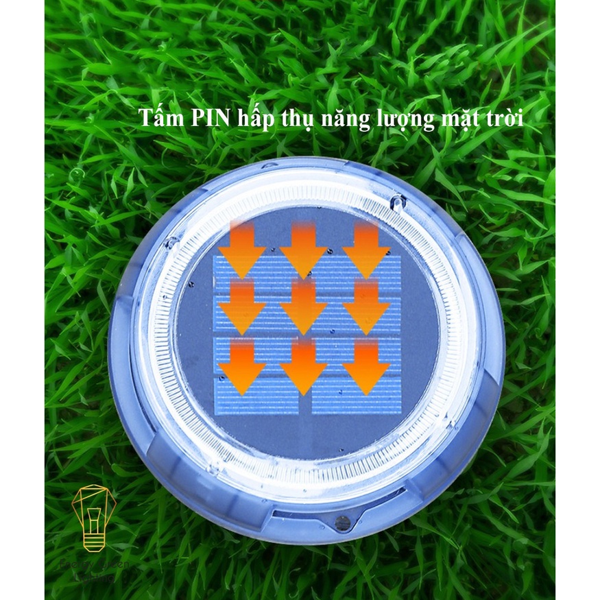 Đèn LED Cắm Cỏ Sân Vườn Tròn Energy Green Lighting MT-11690 - Sử Dụng Năng Lượng Mặt Trời - Chống Nước IP67