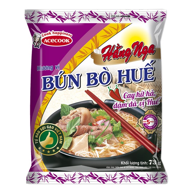 Bún Hằng Nga ACECOOK gói 75g