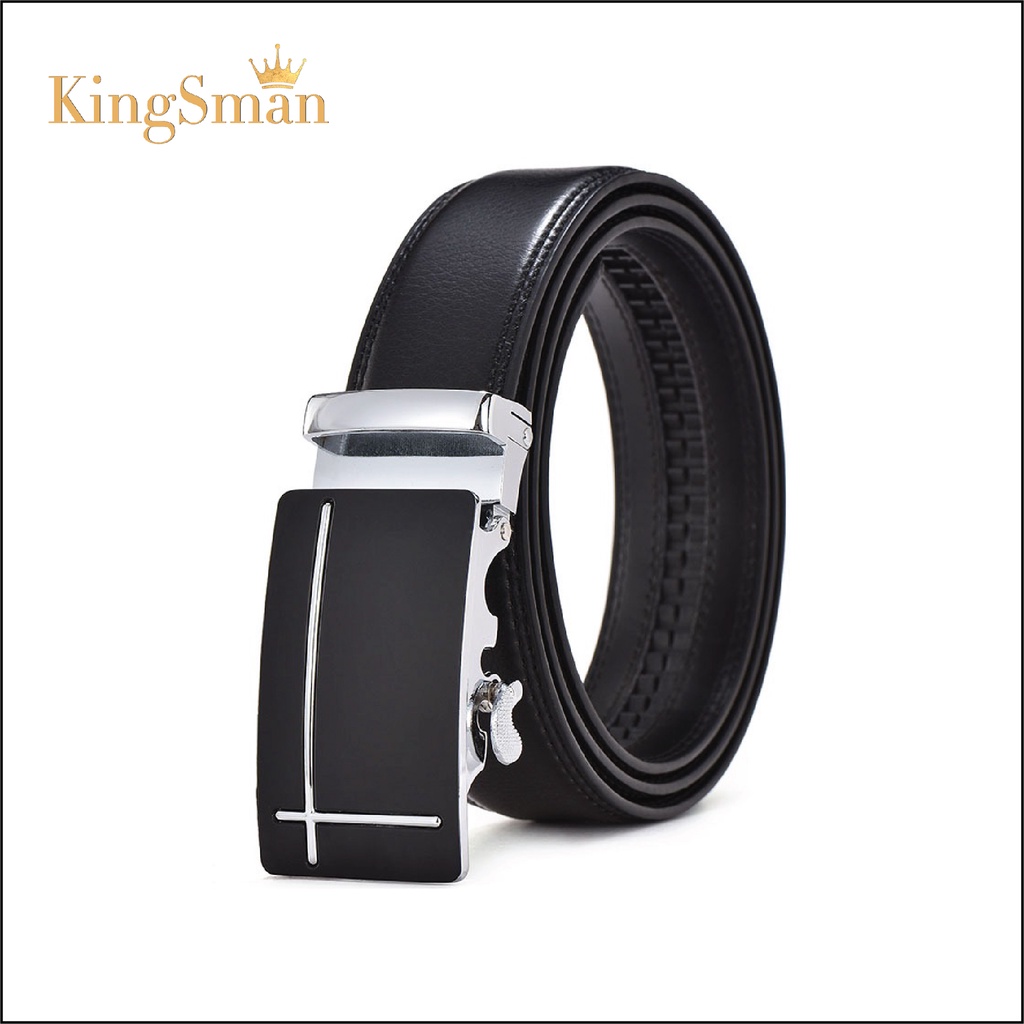 Thắt lưng nam cao cấp shop KINGSMAN 07 da xịn, dây nịt lưng nam có hộp đựng Bảo hành Cam kết 1 đổi 1