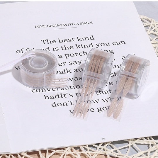 Cuộn dán kích mí 600 miếng lưới Kích mí tàng hình tạo hai mí không lộ sẵn keo kèm nhíp gắp mí Somoholic KM3