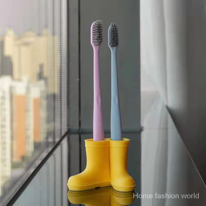 Giá Đỡ Bàn Chải Đánh Răng Hình Silicone Dễ Thương Giá Đỡ ỦNG ĐI MƯA Đa Chức Năng Sáng Tạo Không Có Lỗ