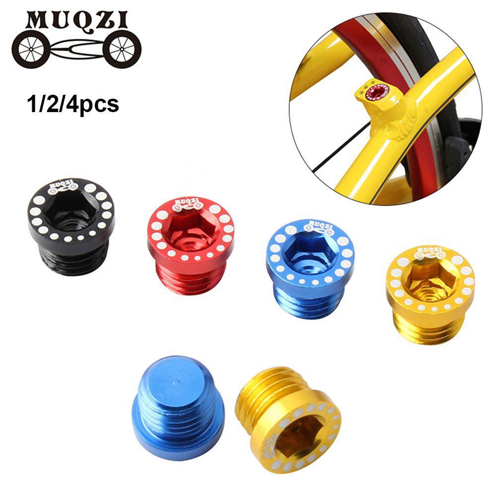 MUVAKO 1 / 2 / 4 Ốc Vít Hợp Kim Nhôm 4 Màu Cho Xe Đạp