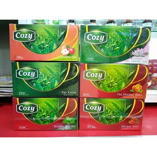 Trà túi lọc Cozy các loại (25 túi x 2g) - Nguyên liệu pha chế CLOUD MART