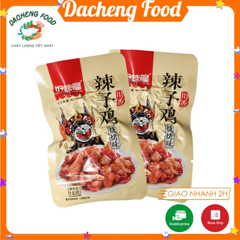 Sụn gà cay Tứ Xuyên ăn liền 1 gói 16g đồ ăn vặt nội địa vừa ngon vừa rẻ | Dacheng Food