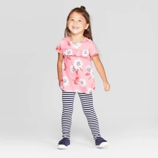 Set 4 quần legging thu cho bé gái