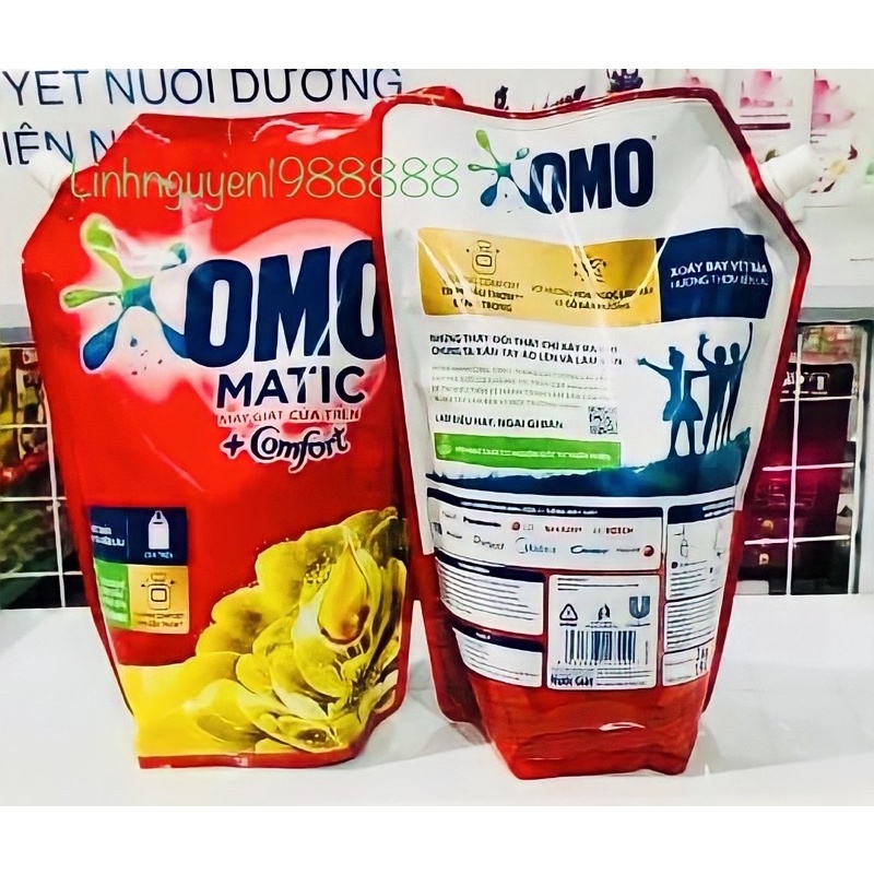 Túi Nước Giặt OMO Matic 1.9kg