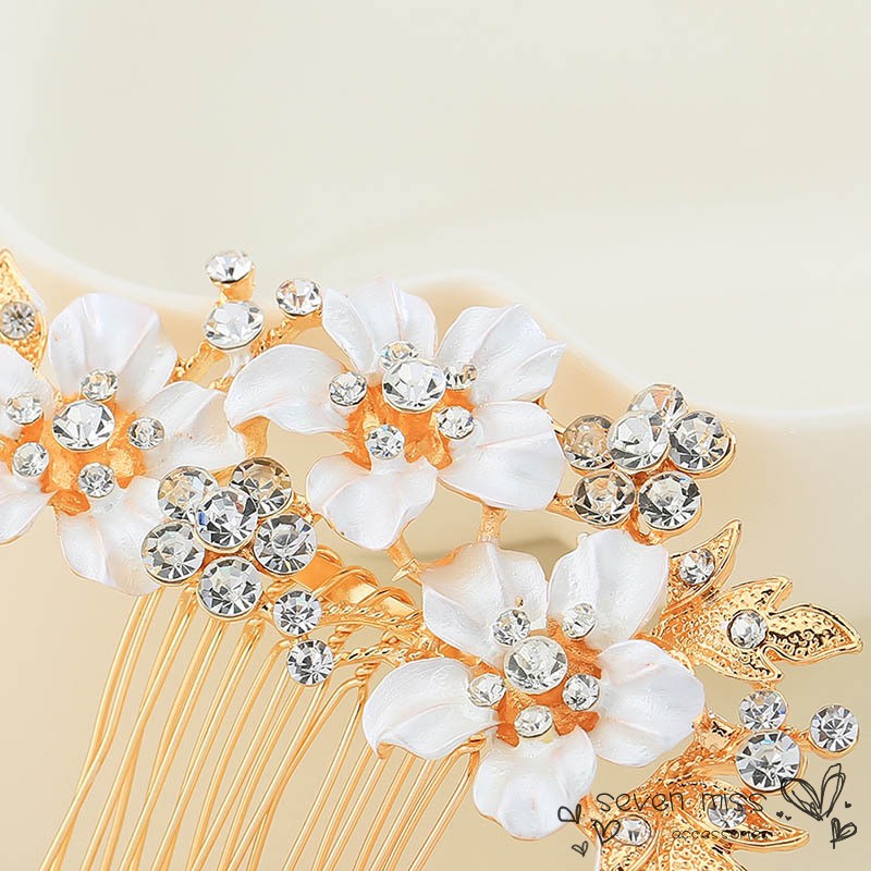 Trâm cài tóc cô dâu đính đá sang trọng