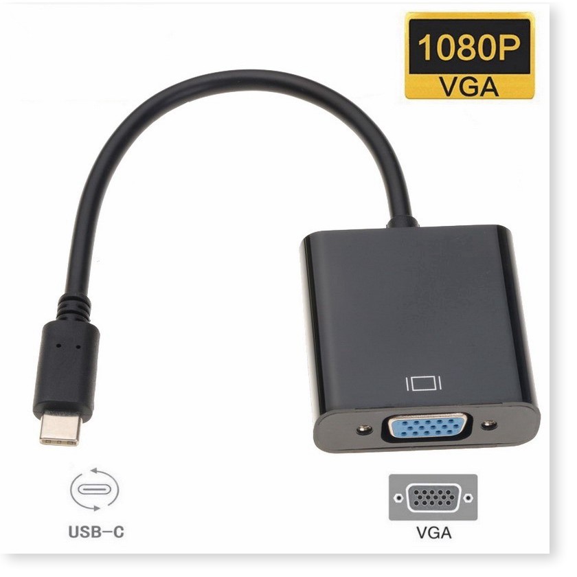 Cáp chuyển đổi từ cổng type C sang VGA USB 3.1