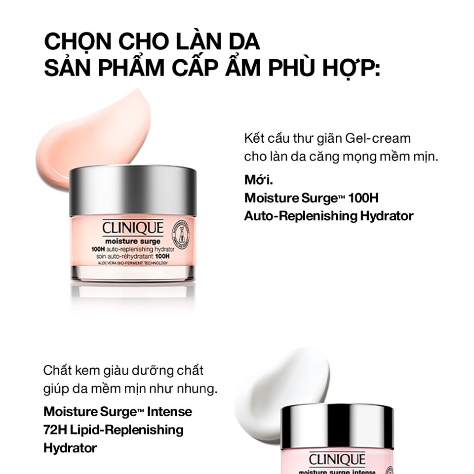 Kem dưỡng hồng Clinique 100H cấp ẩm, dịu da cho da căng bóng