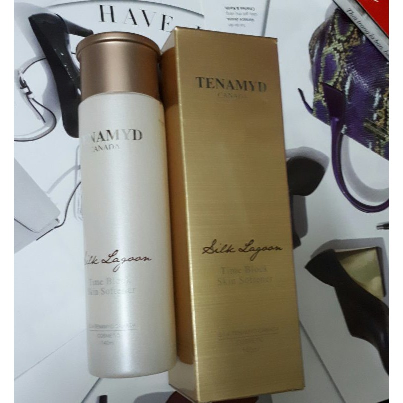 Nước dưỡng chống lão hóa và tái tạo da Tenamyd Silk Lagoon Time Block Skin Softner 140ml | BigBuy360 - bigbuy360.vn