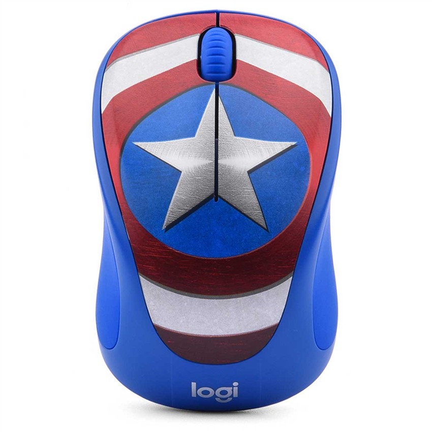 Chuột Quang Không Dây Logitech M238 Black Panther,CAPTAIN AMERICA,IRON MAN,SPIDER MAN,dùng laptop,PC,bảo hành 12 tháng