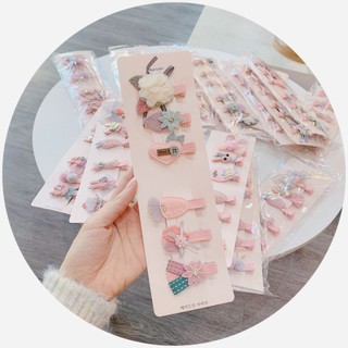 Set 6 kẹp tóc xinh cho bé