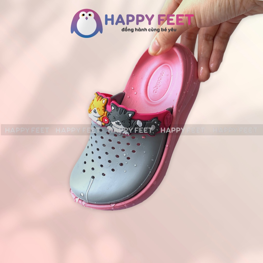 Sục trẻ em chính hãng  Thái Lan siêu êm chống trơn trượt cho bé trai bé gái 4- 10 tuổi - Happy Feet DN013