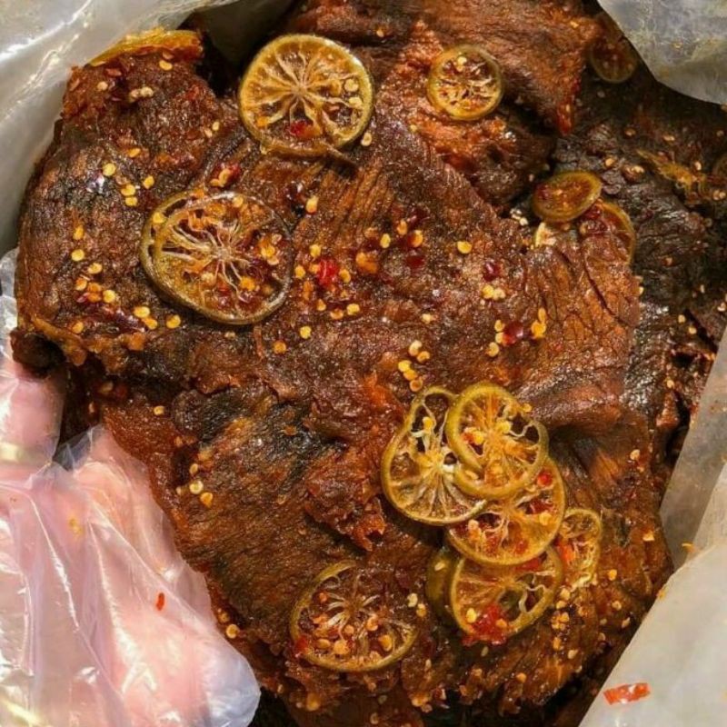 bò miếng sốt chanh