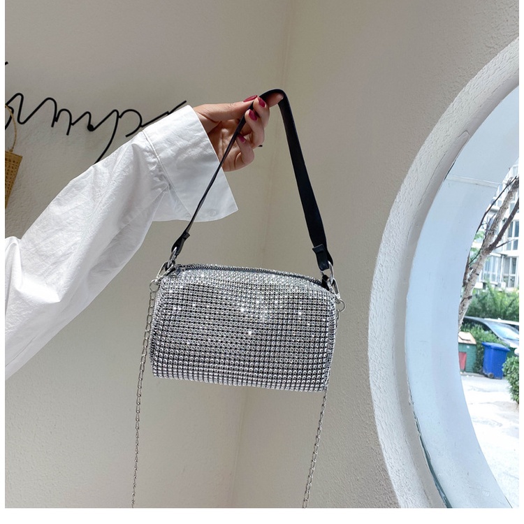 Túi Đeo Chéo Lấp Lánh Có Quai Xách Kẹp Nách Kiểu Hàn