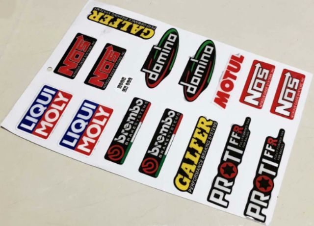 DECAL NỔI TRANG TRÍ XE MÁY HN092