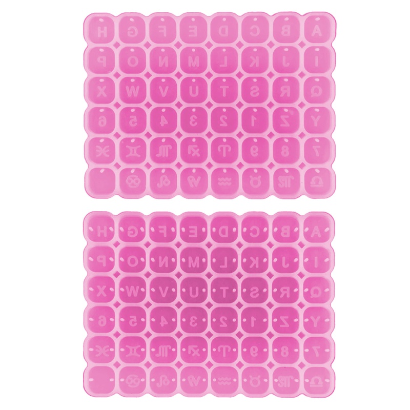 Khuôn Silicone Làm Bông Tai Epoxy Hình Vuông In Chữ Super Love Sáng Tạo