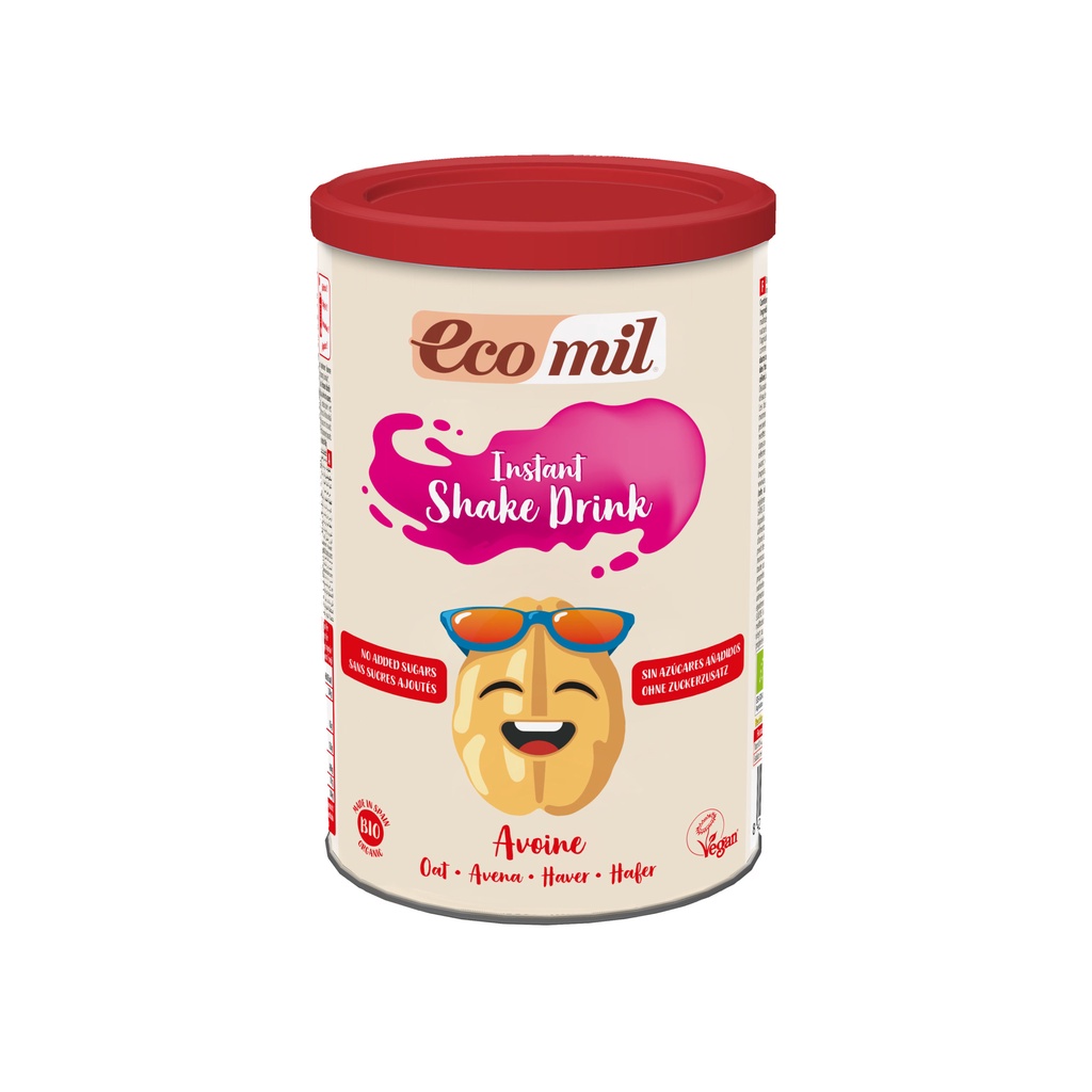 Sữa bột hạt dinh dưỡng hữu cơ Ecomil 400g-hạnh nhân,  yến mạch, óc chó, diêm mạch