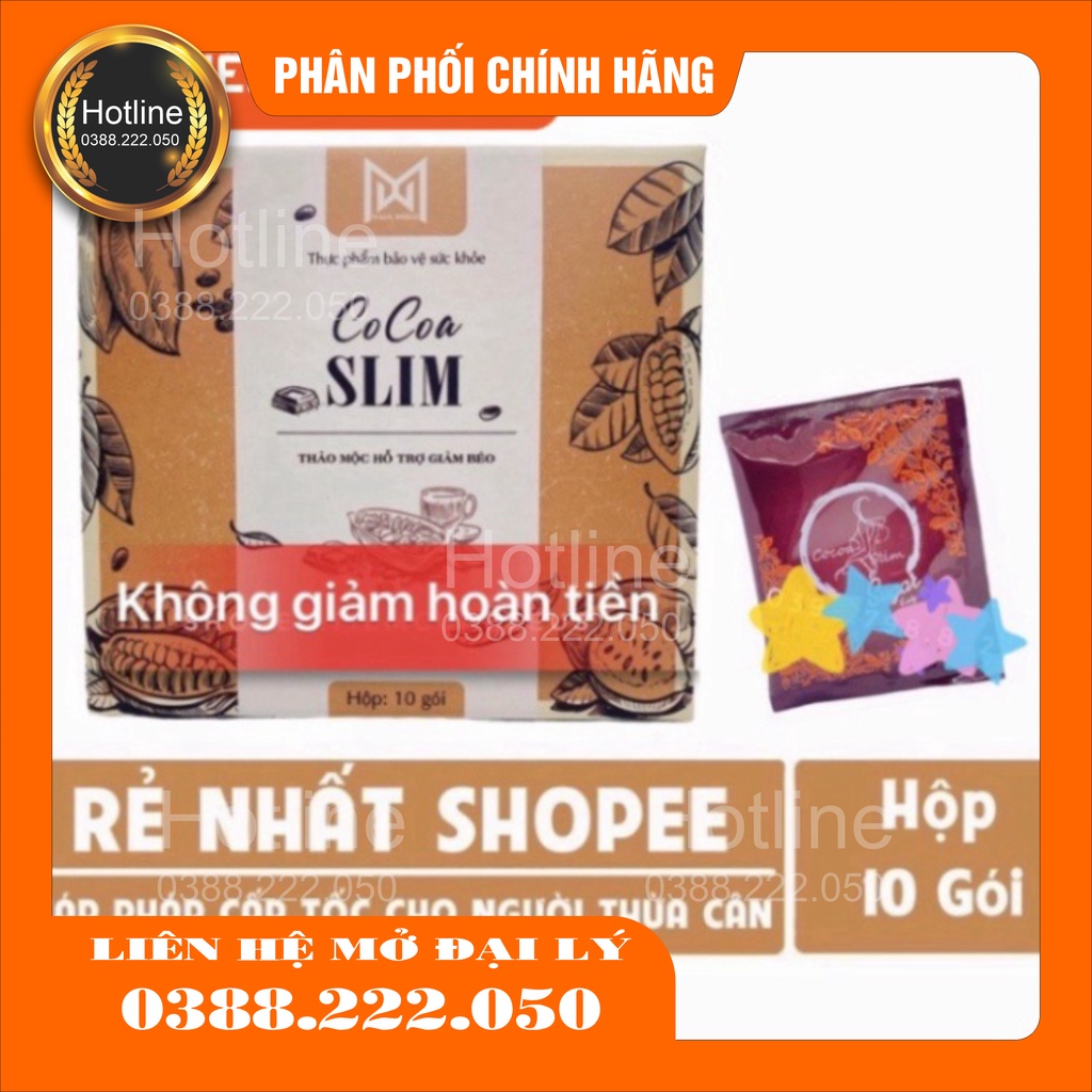 (bán chạy)1 HỘP GIẢM CÂN COCOA SLIM chính hãng