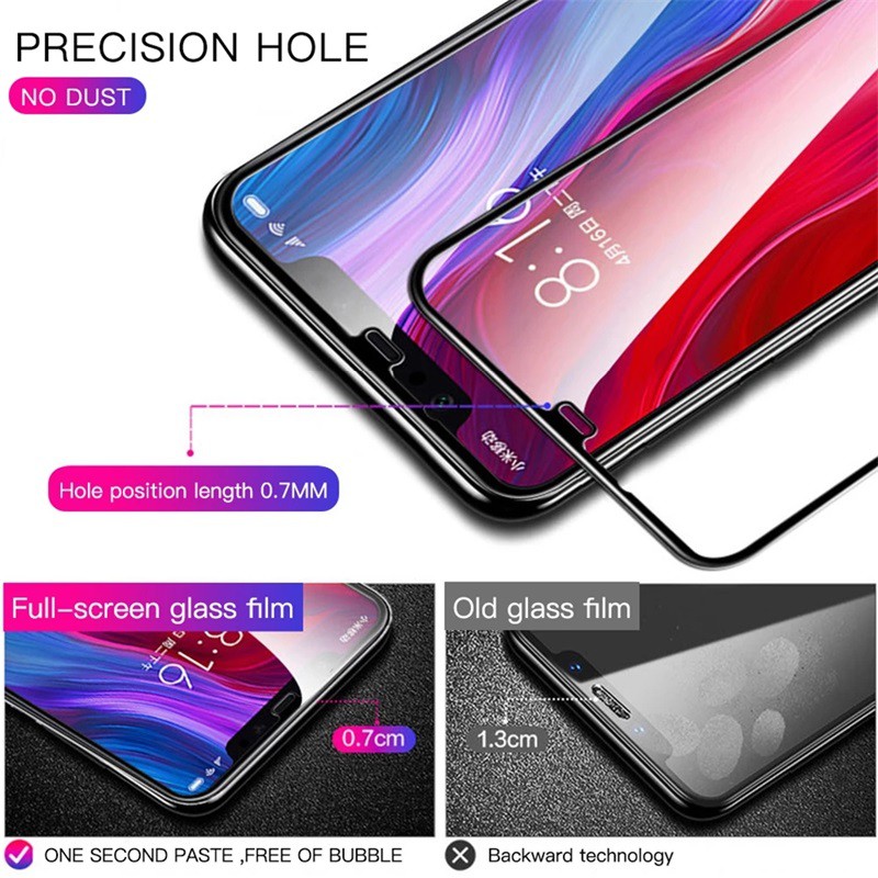 Kính Cường Lực 9D Bảo Vệ Màn Hình Cho Xiaomi Redmi Note 11 11S 10 9 8 Pro Max Poco M3 X3 GT 9S 10S 9T 9A 9C 9