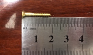 Combo 100 con vít đồng thau 3x20mm