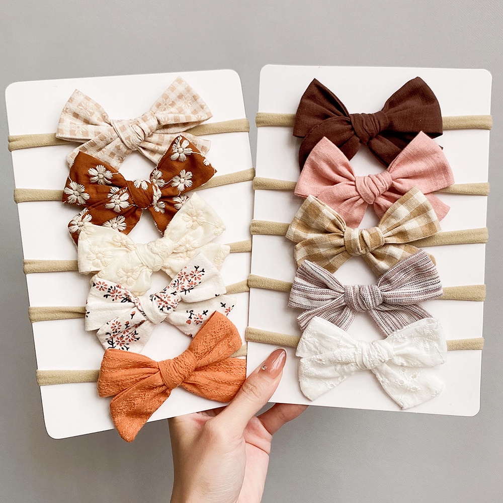 Set 5 băng đô KIDSBOWS hình nơ xinh xắn dành cho bé gái