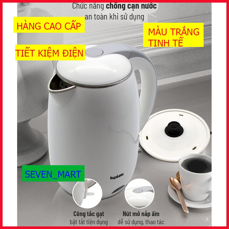 Ấm siêu tốc Nagakawa NAG0303 hàng cao cấp