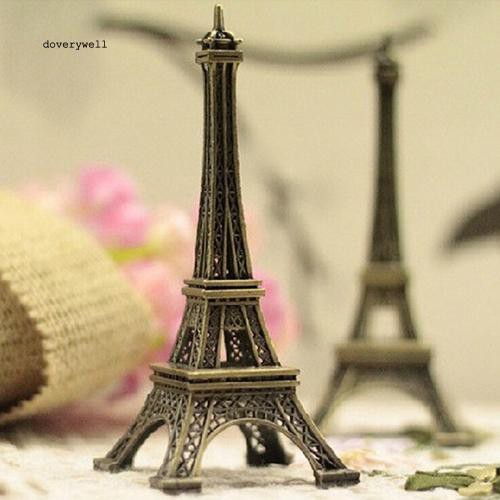 Mô hình tháp Eiffel cao 15cm bằng kim loại dùng để trang trí