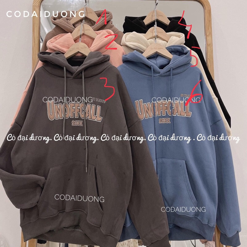 áo nỉ hoodie unoffcall